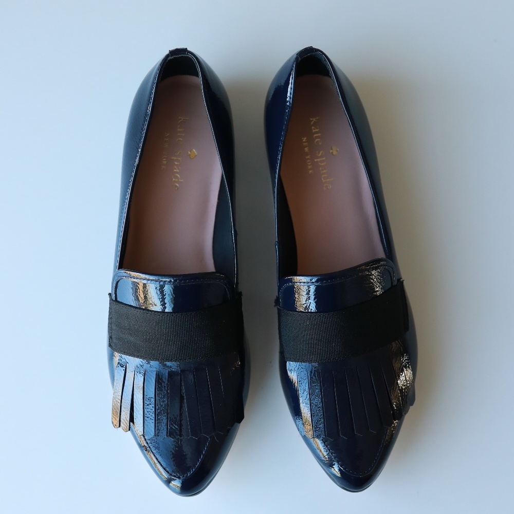 Kate Spade Cayla Lapis Blue Loafers
